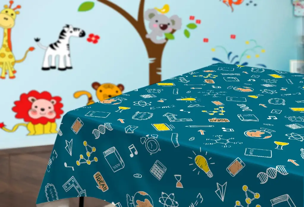 Nappe Enfants Pique-Nique ou Éducative - Plusieurs Motifs Fun et Colorés